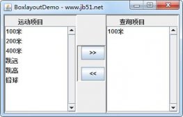 Java Swing组件BoxLayout布局用法示例