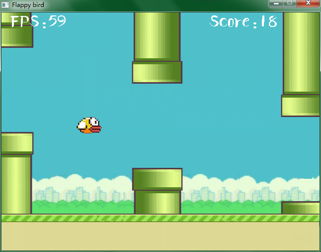 C++版本简易Flappy bird