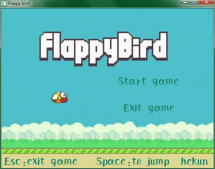 C++版本简易Flappy bird