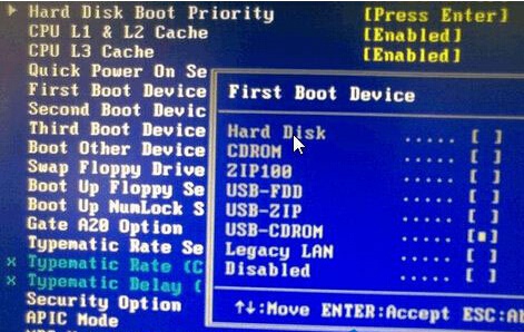 怎么解决在BIOS中找不到USB-HDD选项?