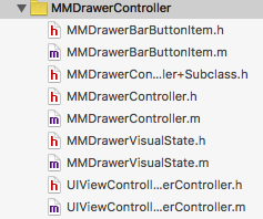 IOS中MMDrawerController第三方抽屉效果的基本使用示例