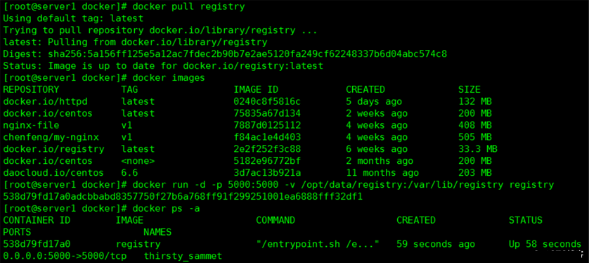 docker私有仓库的搭建和使用详解