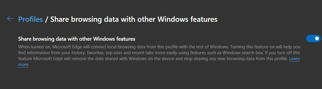 微软 Windows10 任务栏搜索将深度整合 Edge 浏览器，支持原生黑暗模式