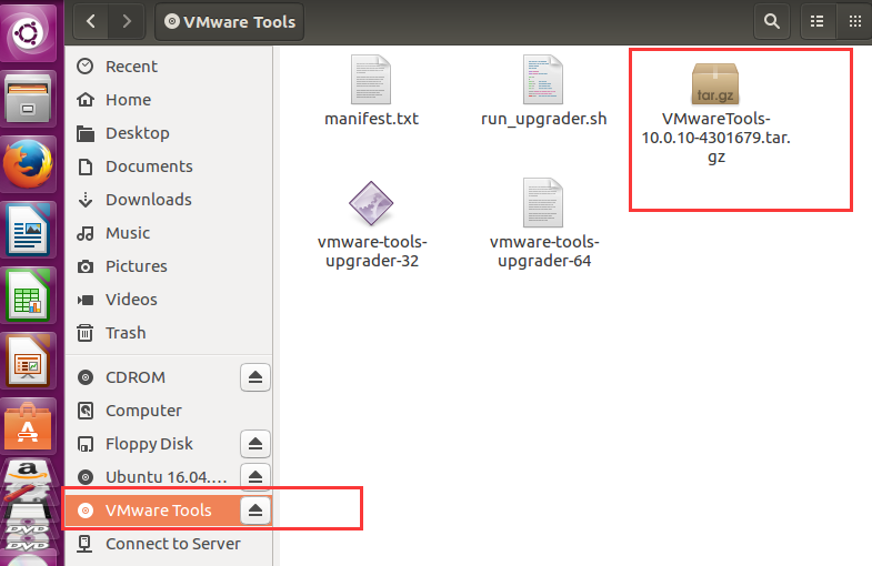 VMware下ubuntu与Windows实现文件共享