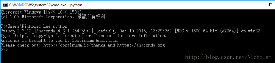 Windows下Anaconda2安装NLTK教程