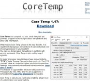 CPU 测温软件 Core Temp 发布 1.17 更新：支持最新的英特尔与 AMD 处理器