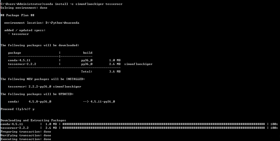 Python Tesserocr库的正确安装方式