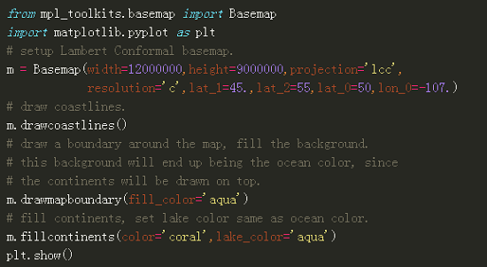 Python3中在Anaconda环境下安装basemap包