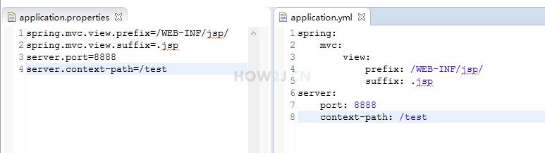 Spring Boot使用yml格式进行配置的方法
