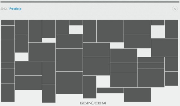 超棒的响应式布局jQuery插件Freetile.js