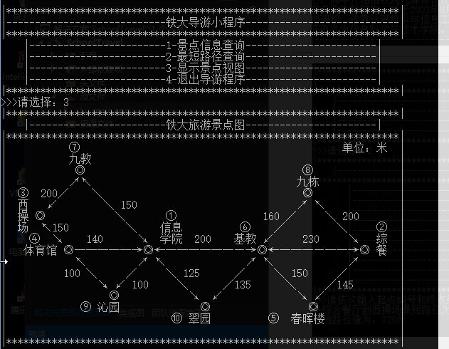 C++用Dijkstra(迪杰斯特拉)算法求最短路径