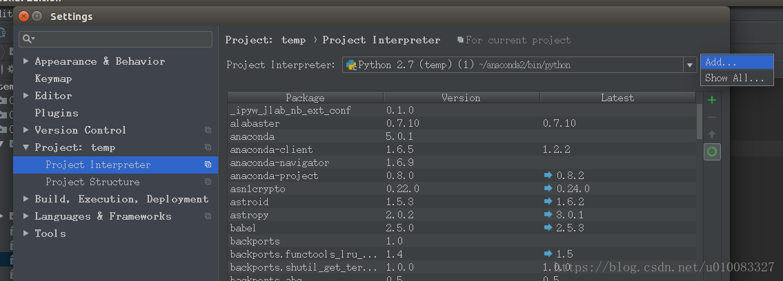 Linux下Pycharm、Anaconda环境配置及使用踩坑