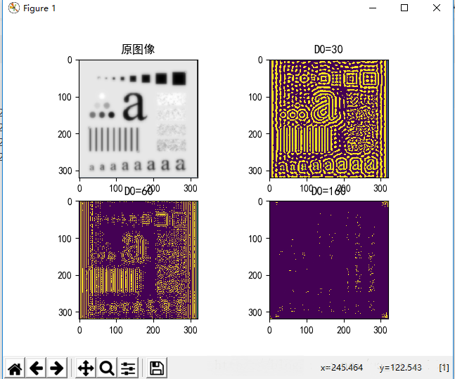 理想高通滤波实现Python opencv示例