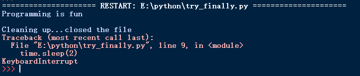 从0开始的Python学习016异常