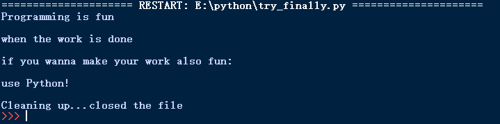 从0开始的Python学习016异常
