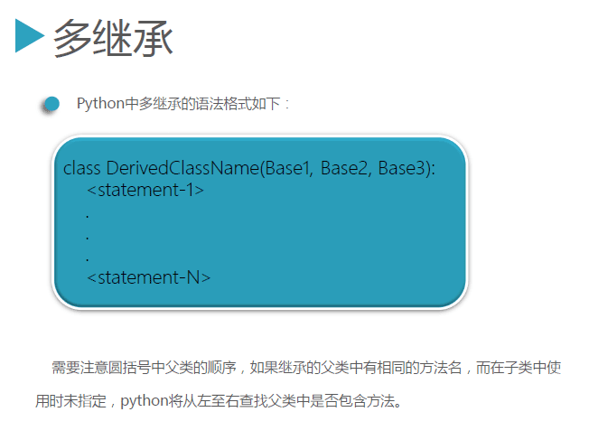 Python3.5面向对象与继承图文实例详解