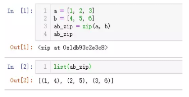 详解Python3 对象组合zip()和回退方式*zip