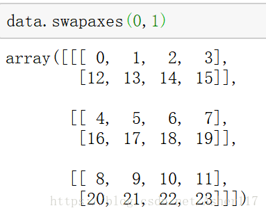 详解Numpy数组转置的三种方法T、transpose、swapaxes