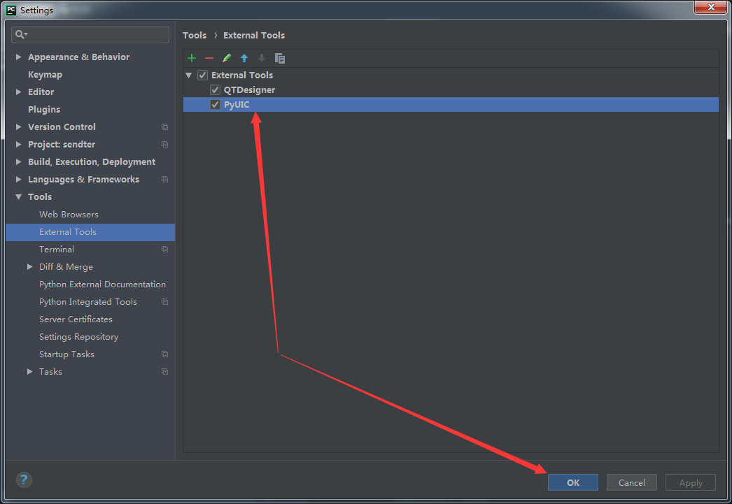 PyCharm+Qt Designer+PyUIC安装配置教程详解