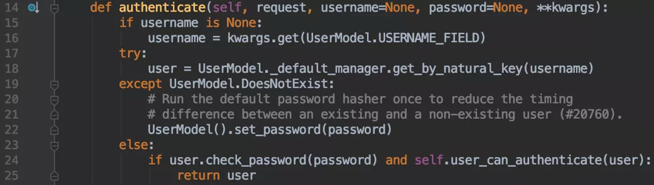 Django自定义用户登录认证示例代码