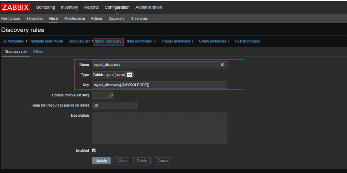 Zabbix实现监控多个mysql过程解析