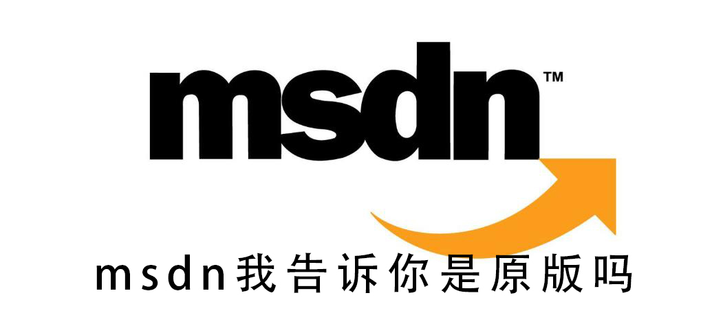 msdn我告诉你是原版吗