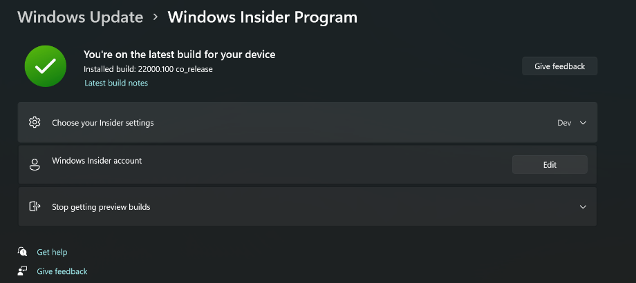 无法切换到 Windows 11 Beta 频道，微软回应：这样找回丢失的选项