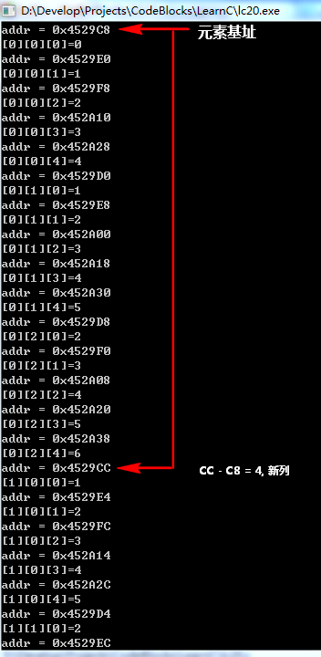 详解C语言数组中是以列优先吗