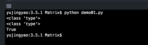 Python中的类与类型示例详解