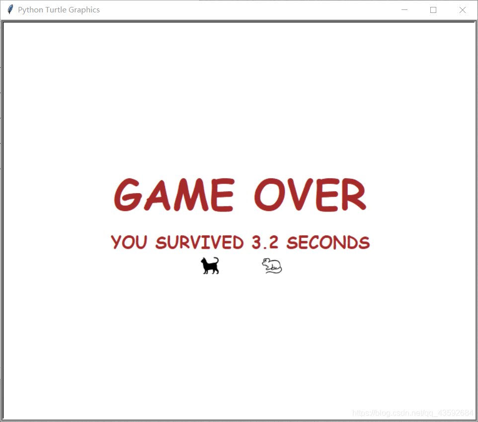 利用python如何实现猫捉老鼠小游戏