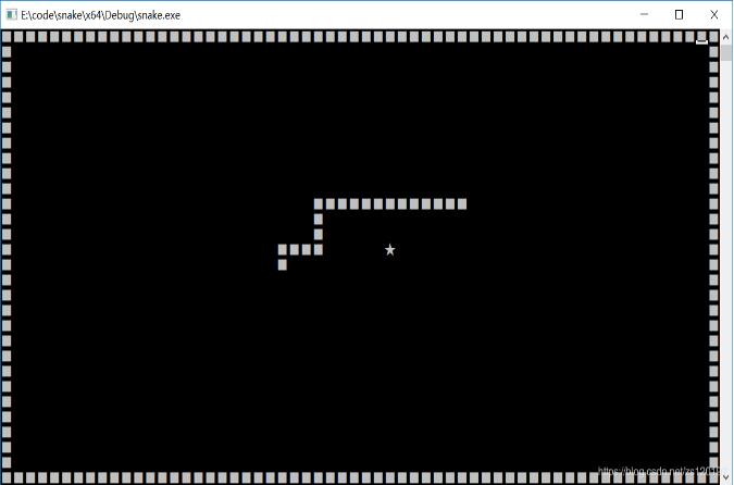 C语言实现贪吃蛇小游戏