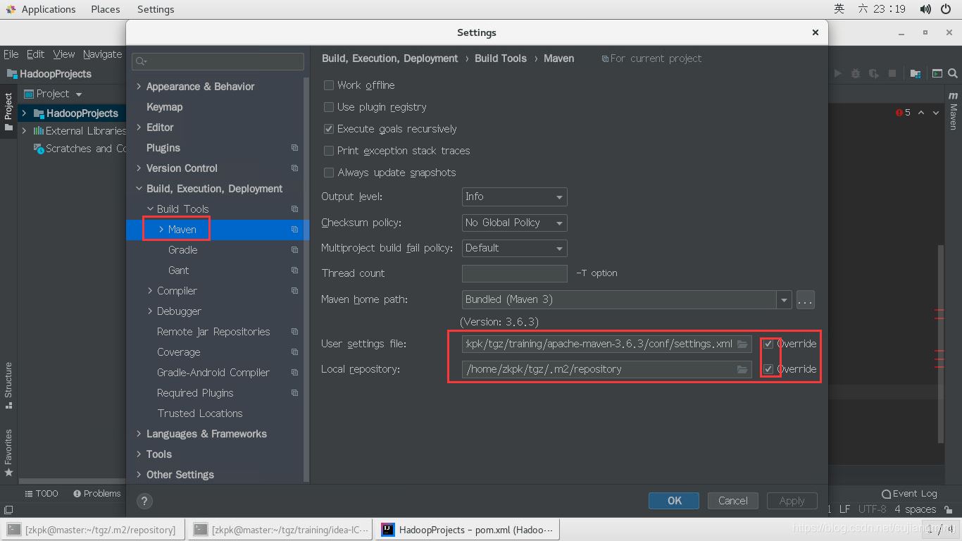 在CentOS7(有图形化界面)上安装maven和idea的详细教程