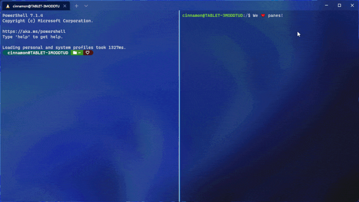 Windows Terminal 1.11 预览版发布：引入Acrylic标题栏等