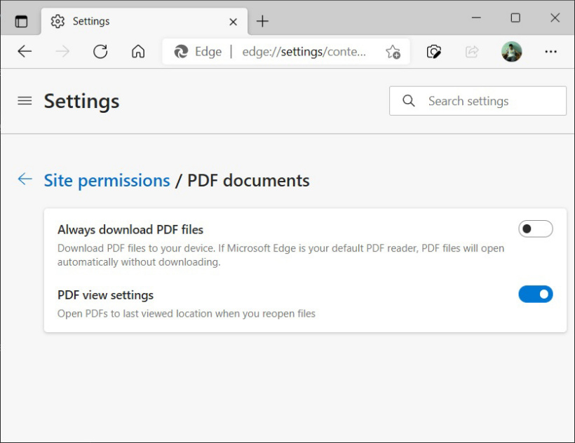 微软 Edge 浏览器已开始支持 PDF 文件进度记忆功能