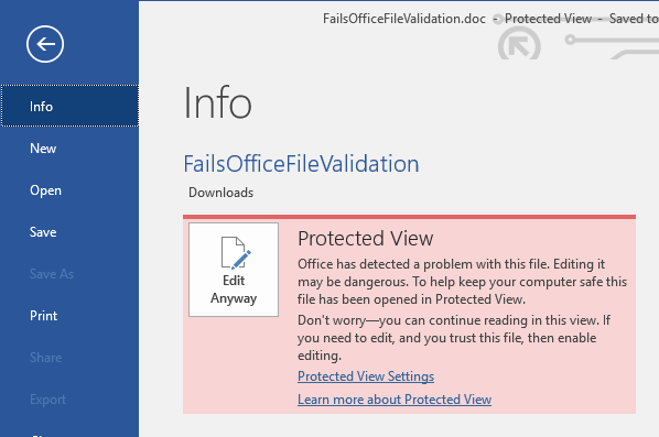 Office 365将允许管理员阻止受信任文档上的活动内容