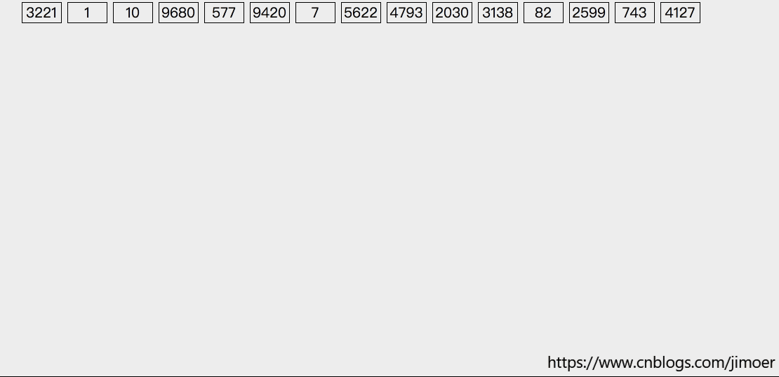 Java多种经典排序算法(含动态图)