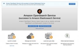 Amazon Elasticsearch Service 更名为 Amazon OpenSearch Service