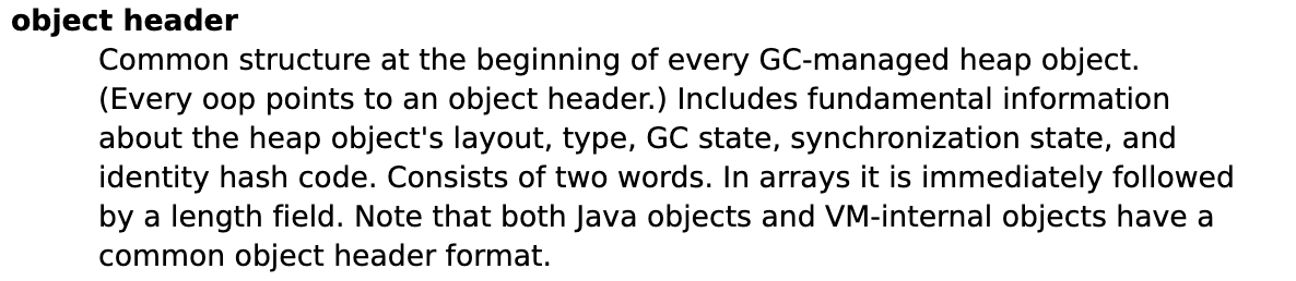 新手初学Java对象内存构成