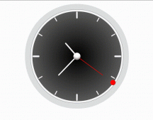js实现手表表盘时钟与圆周运动