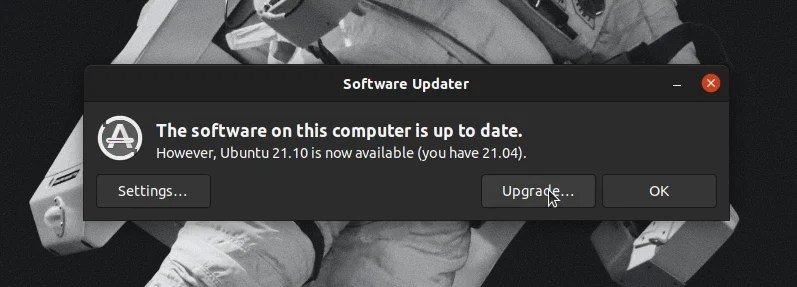 如何现在就升级到 Ubuntu 21.10
