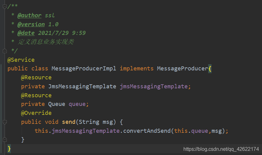 Java之SpringBoot集成ActiveMQ消息中间件案例讲解