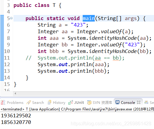 java 实现将Object类型转换为int类型