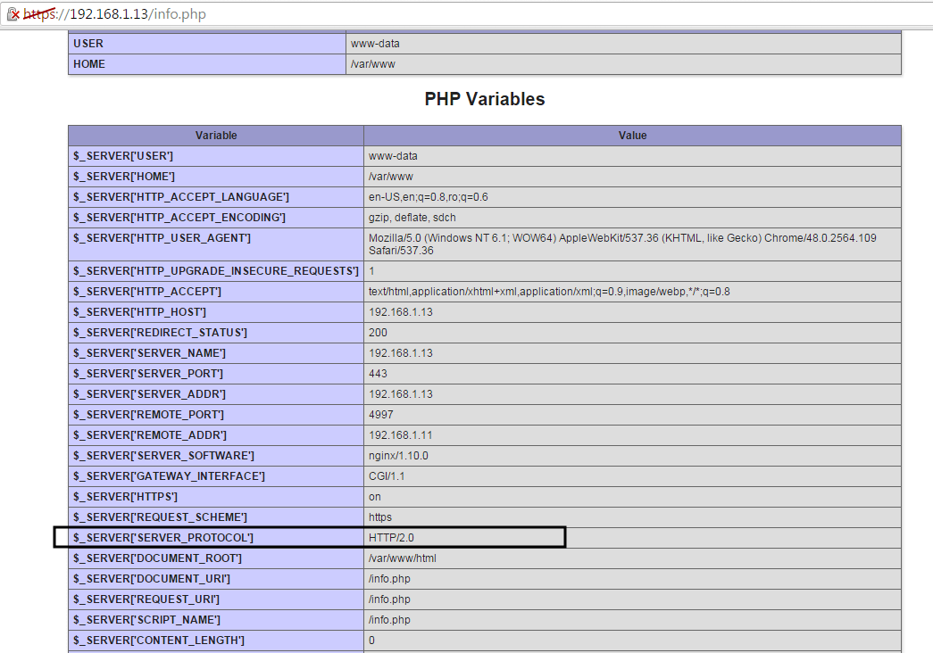 在 Ubuntu 16.04 为 Nginx 服务器安装 LEMP 环境（MariaDB，PHP 7 并支持 HTTP 2.0）