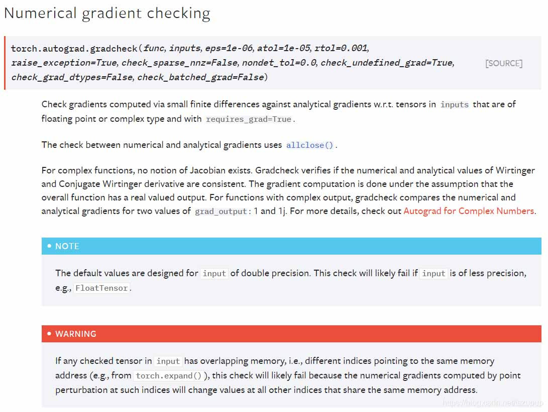 PyTorch 如何检查模型梯度是否可导