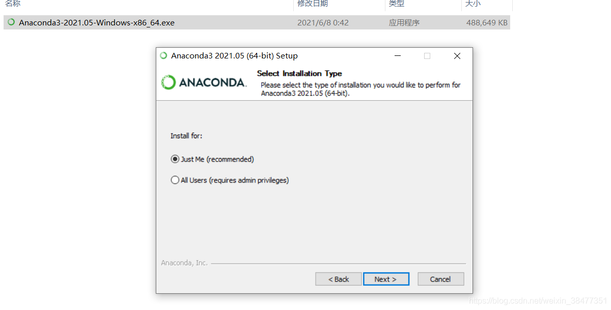 Windows安装Anaconda3的方法及使用过程详解