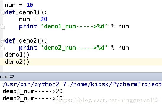 Python中函数的定义及其调用