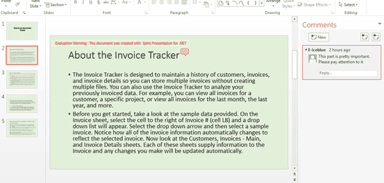 在C#里面给PPT文档添加注释的实现代码