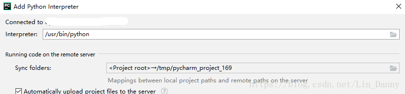 Pycharm连接远程服务器并实现远程调试的实现