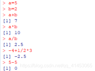 R语言基本运算的示例代码