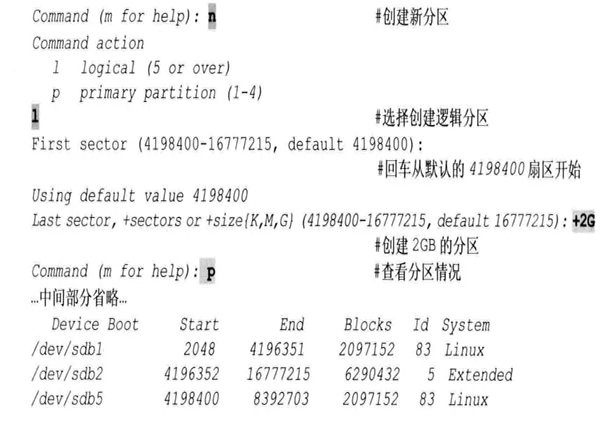Linux硬盘分区 fdisk 和 parted命令详解